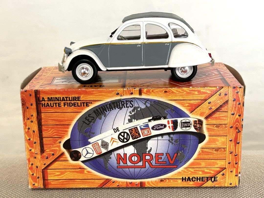 Amazon.co.jp: ノレブ シトロエン2CV DOLLY 白 灰ミニカー
